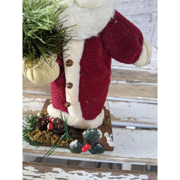 Country Santa Xmas Holly decor home - Picture 3 of 9